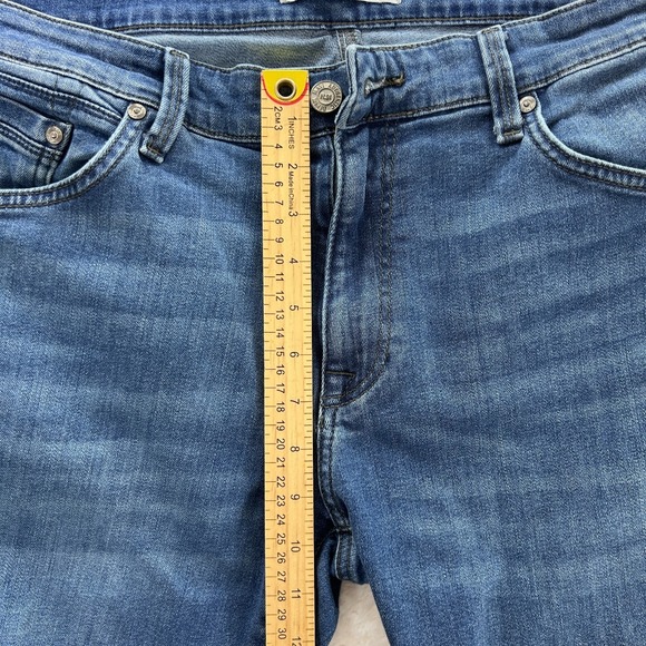 Mavi Jeans Pants Men's 36X28  Blue Stretch Denim Jake Slim Leg - INSEAM ALTERED - Picture 8 of 11